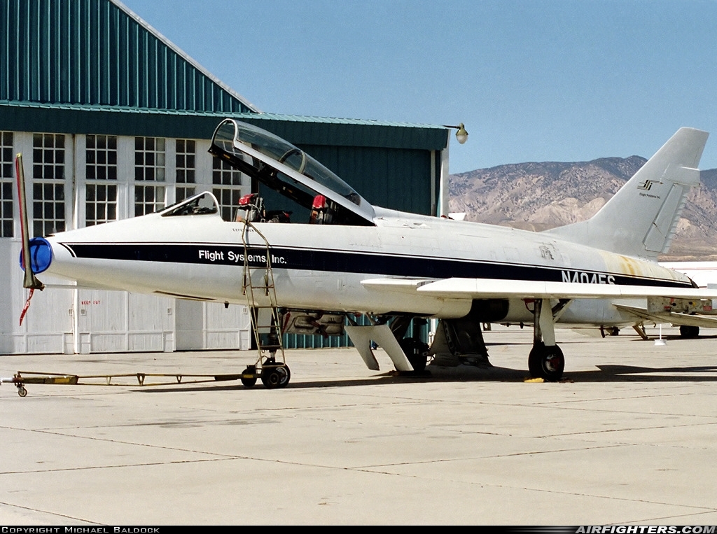 Company Owned - BAe Systems North American F-100F Super Sabre N404FS at Mojave (MHV), USA