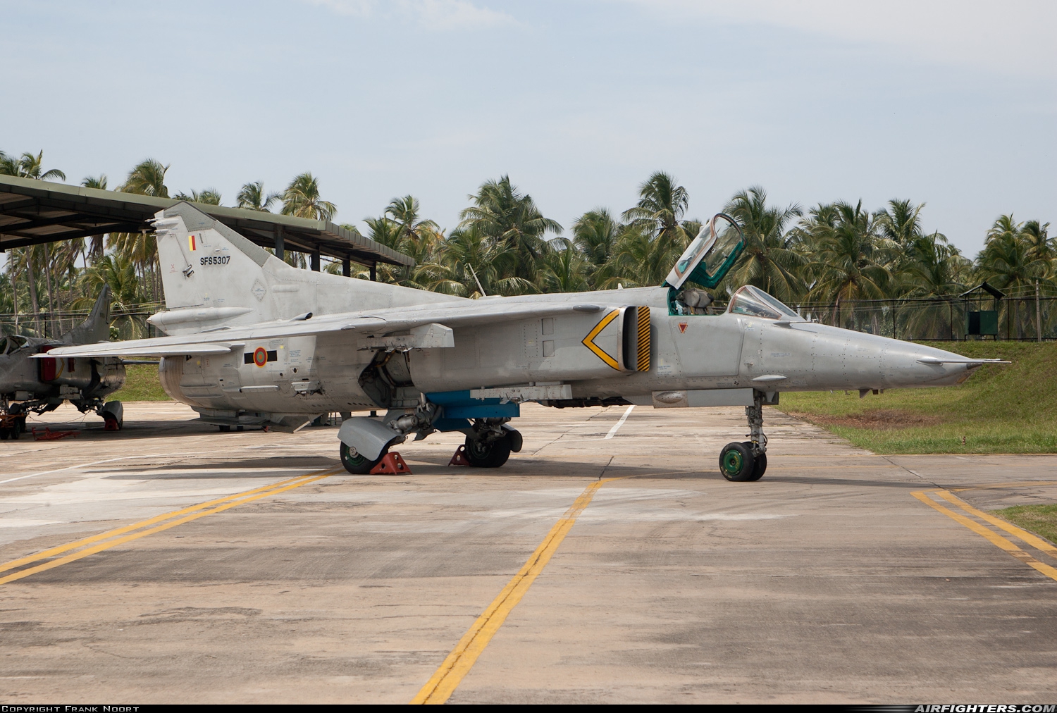 Sri Lanka - Air Force Mikoyan-Gurevich MiG-27M Flogger SFS-5307 at Katunayake AFB, Sri Lanka