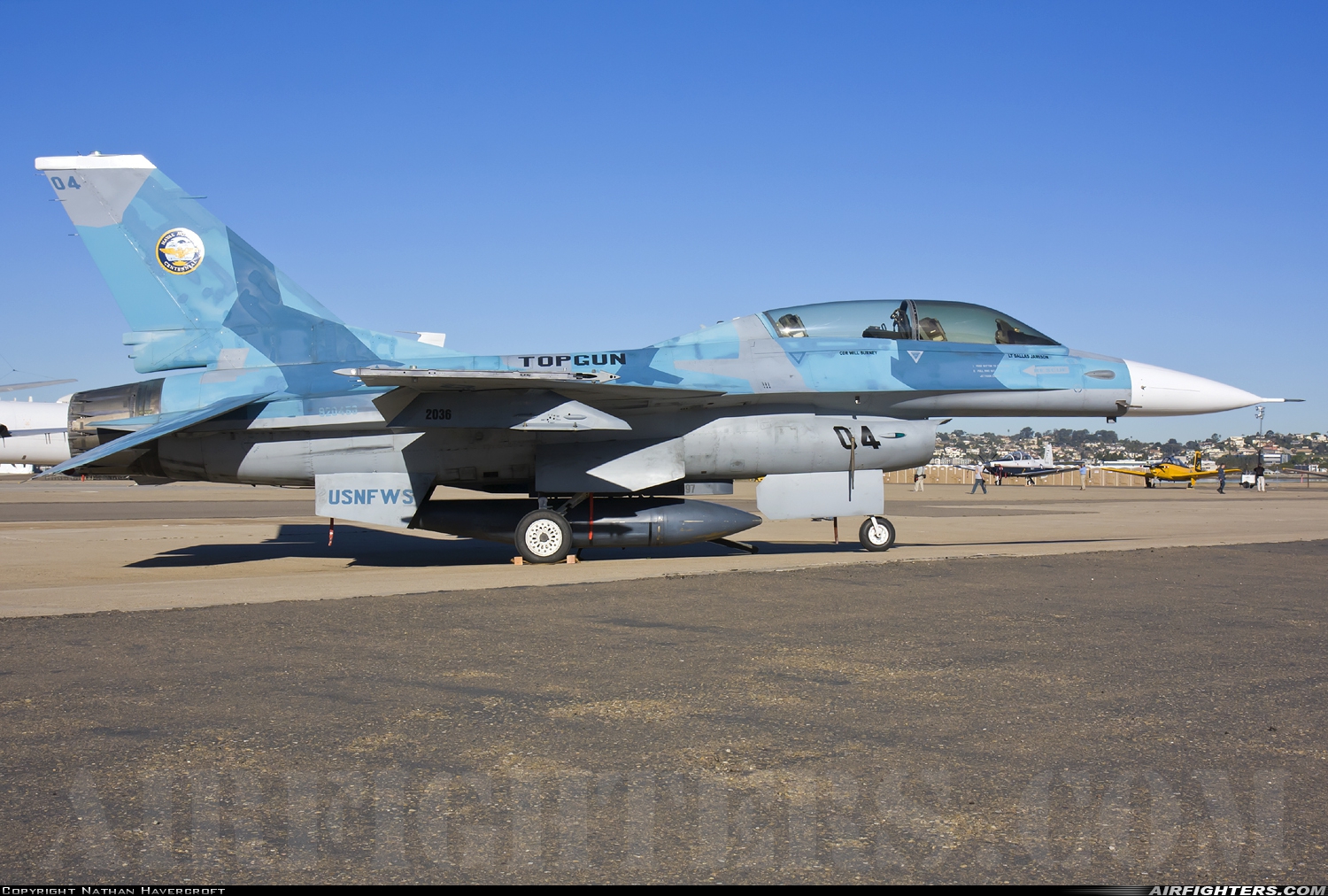 USA - Navy General Dynamics F-16B Fighting Falcon 920458 at San Diego - North Island NAS / Halsey Field (NZY / KNZY), USA