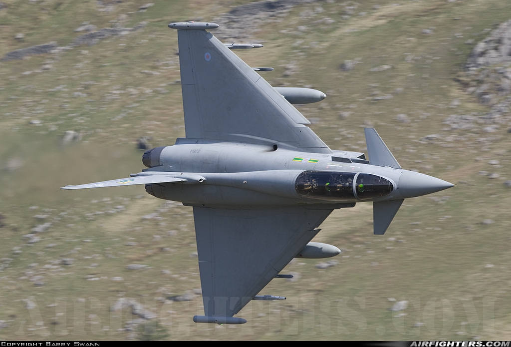 UK - Air Force Eurofighter Typhoon T1 ZJ814 at Off-Airport - North Wales, UK