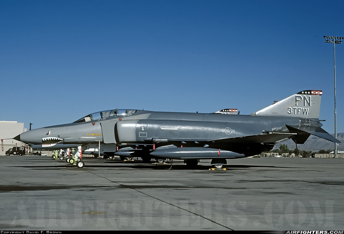 USA - Air Force McDonnell Douglas F-4E Phantom II 73-1203 at Las Vegas - Nellis AFB (LSV / KLSV), USA