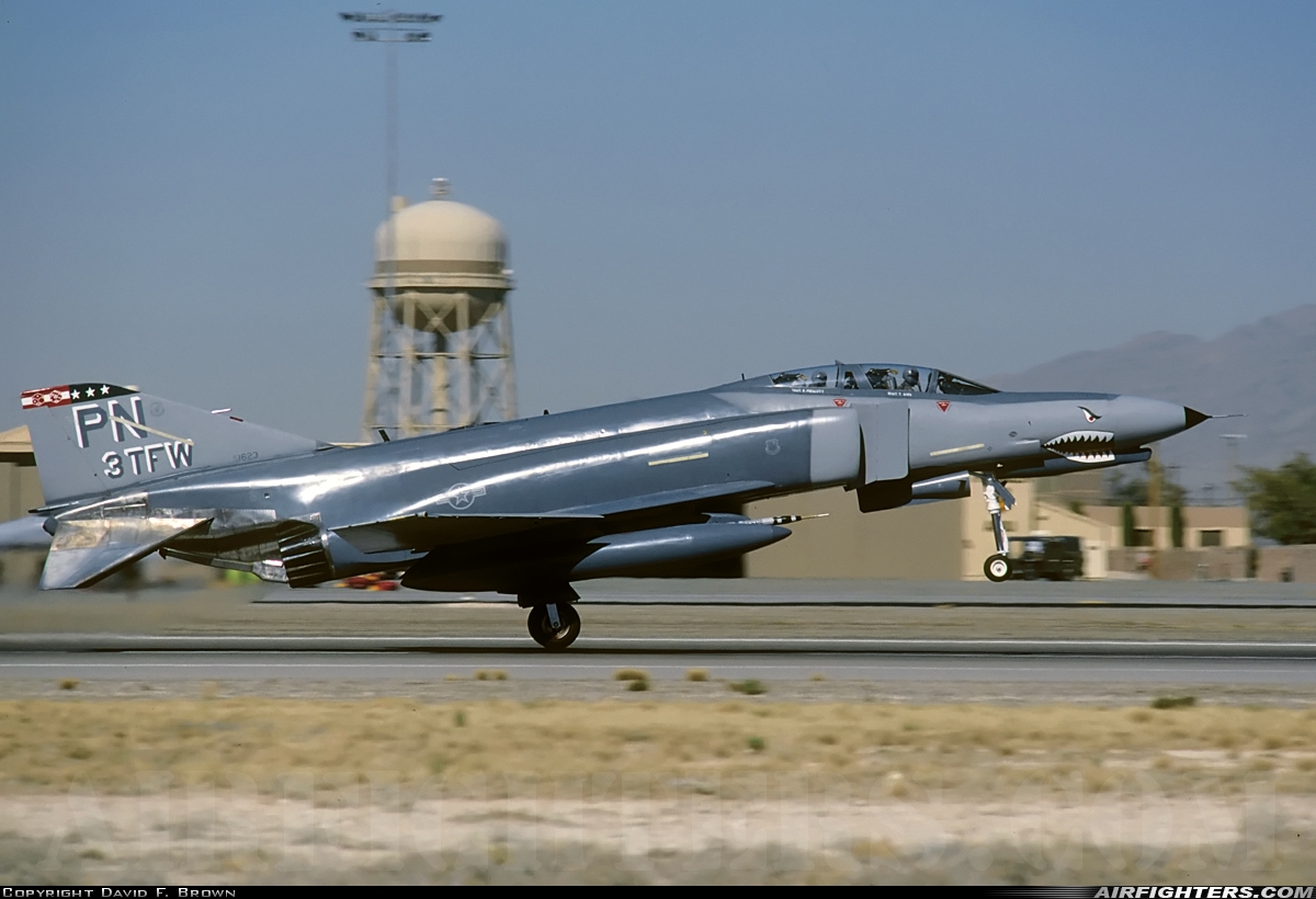 USA - Air Force McDonnell Douglas F-4E Phantom II 74-1623 at Las Vegas - Nellis AFB (LSV / KLSV), USA