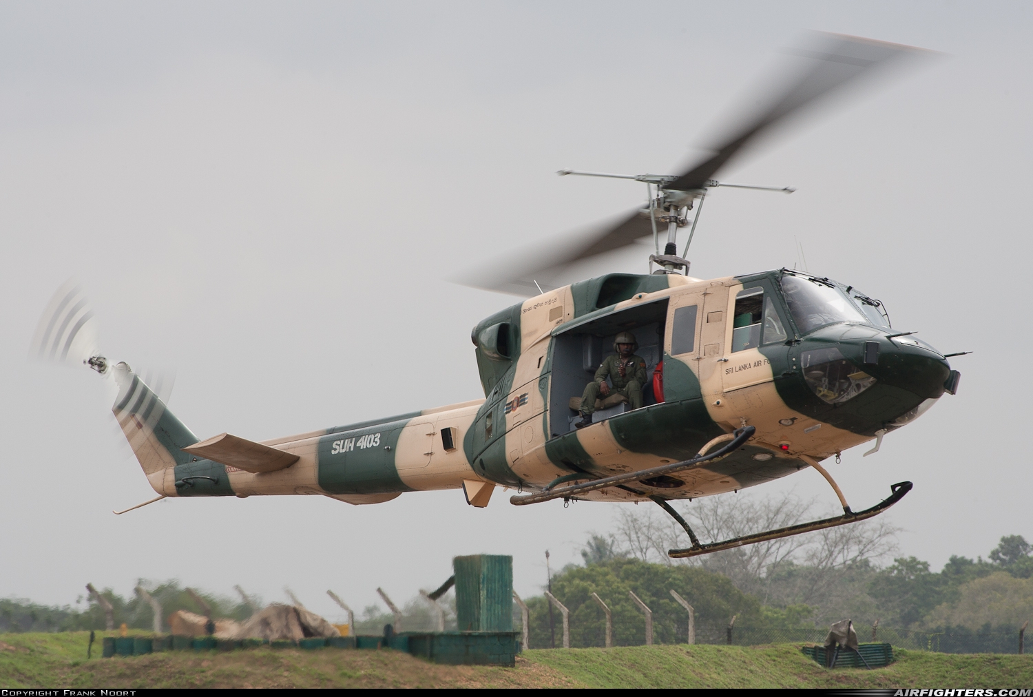 Sri Lanka - Air Force Bell 212 SUH-4103 at Anuradhapura AFB, Sri Lanka