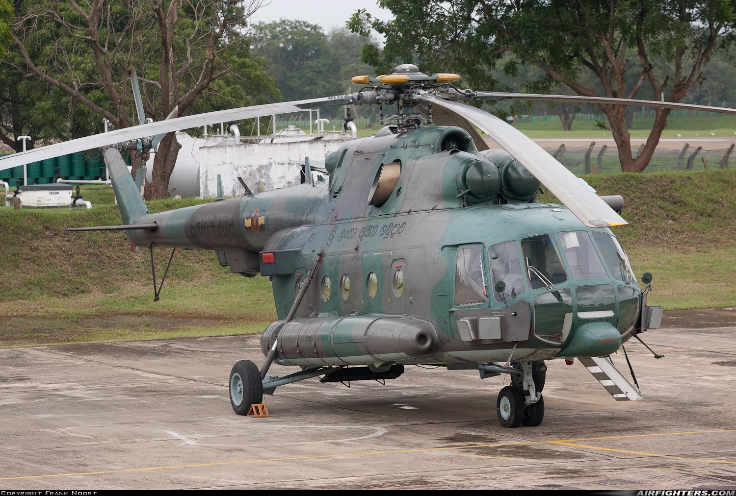 Sri Lanka - Air Force Mil Mi-17-1 SMH-4302 at Anuradhapura AFB, Sri Lanka