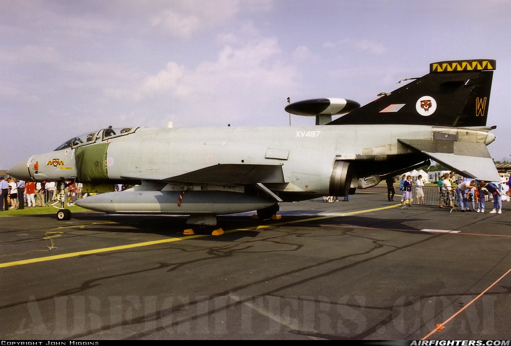 UK - Air Force McDonnell Douglas Phantom FGR2 (F-4M) XV497 at Mildenhall (MHZ / GXH / EGUN), UK