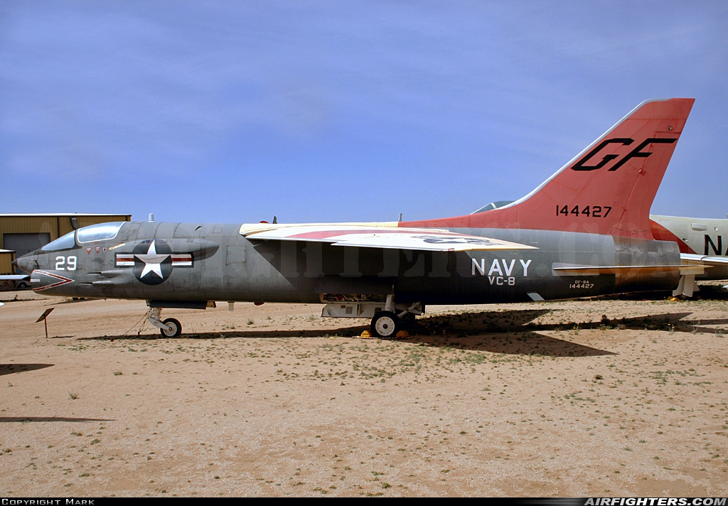 USA - Navy Vought DF-8F Crusader 144427 at Tucson - Pima Air and Space Museum, USA