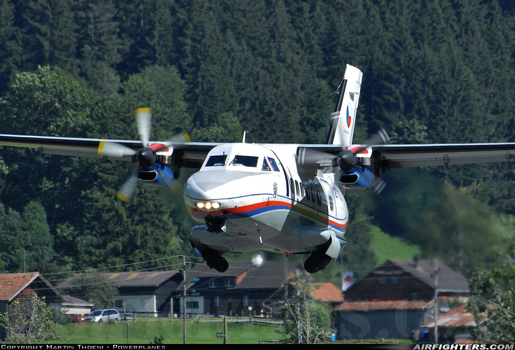 Czech Republic - Air Force LET L-410UVP-E20 2710 at St. Stephan (LSTS), Switzerland
