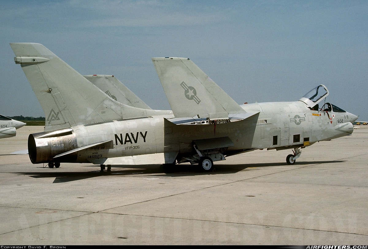 USA - Navy Vought RF-8G Crusader 145623 at Camp Springs - Andrews AFB (Washington NAF) (ADW / NSF / KADW), USA