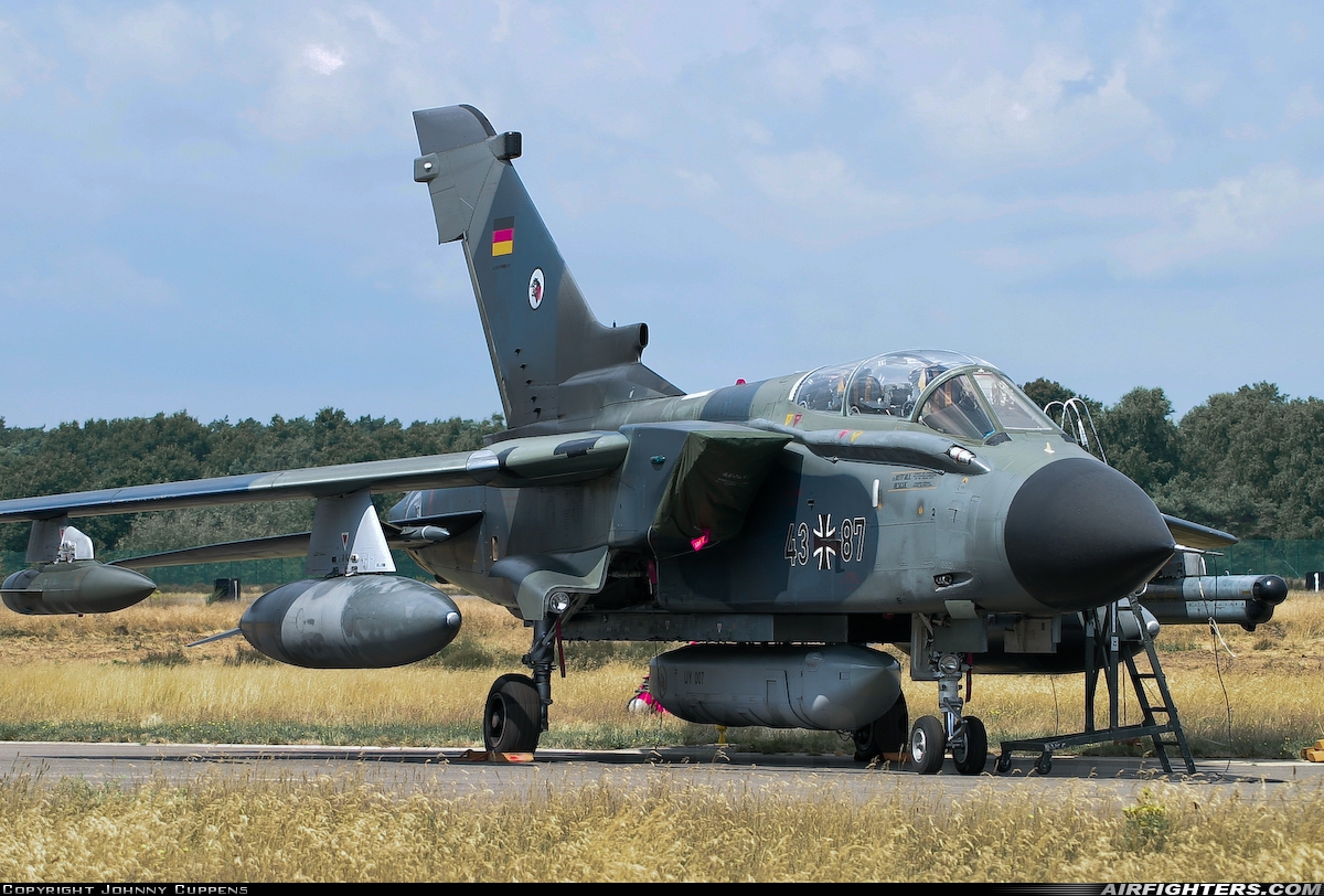 Germany - Air Force Panavia Tornado IDS 43+87 at Kleine Brogel (EBBL), Belgium