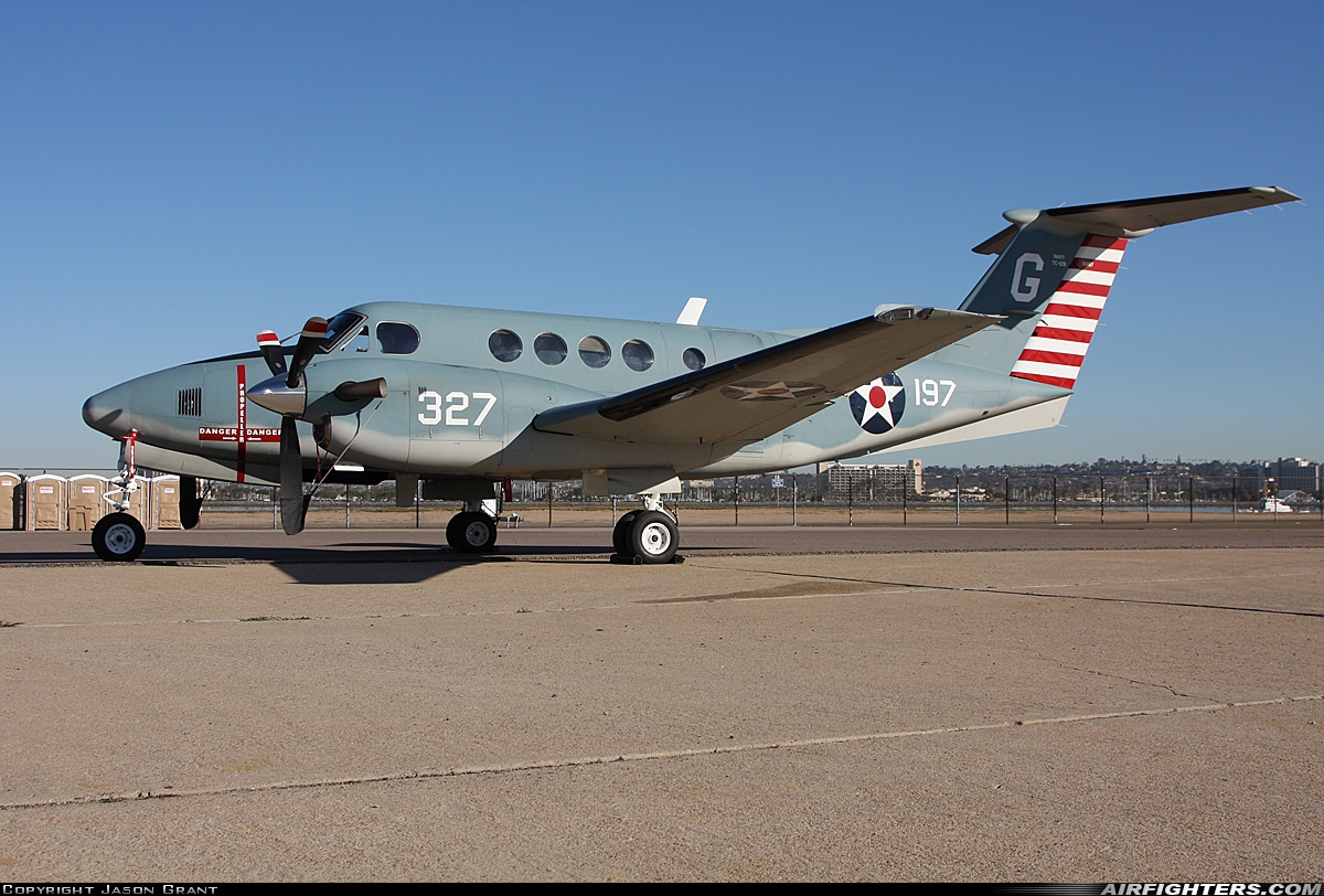 USA - Navy Beech TC-12B Huron (Super King Air B200) 161197 at San Diego - North Island NAS / Halsey Field (NZY / KNZY), USA