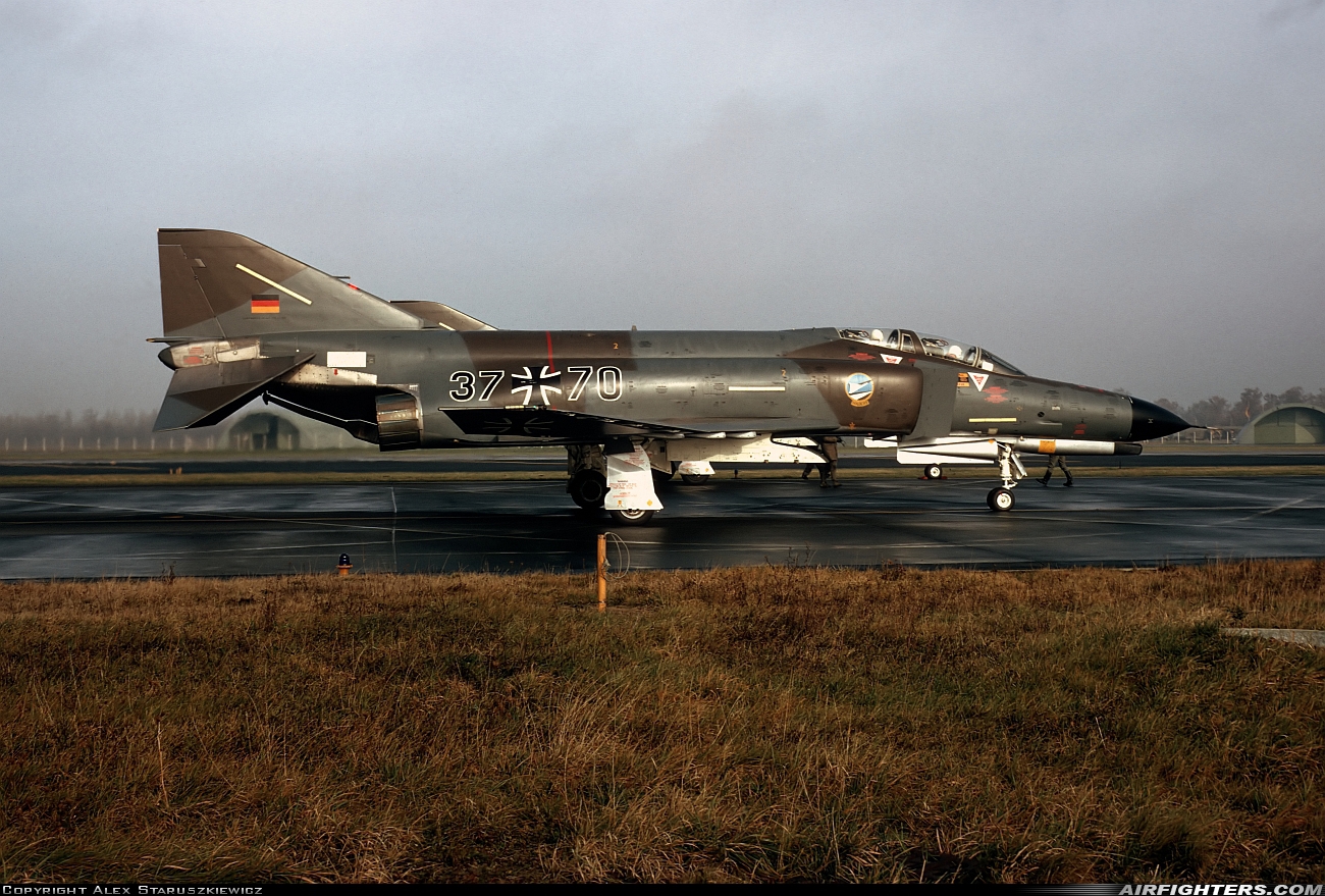 Germany - Air Force McDonnell Douglas F-4F Phantom II 37+70 at Neuburg - Zell (ETSN), Germany
