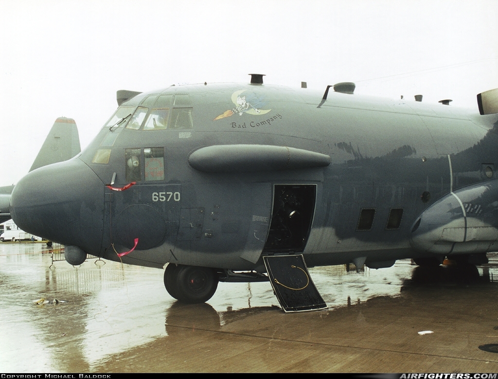 USA - Air Force Lockheed AC-130H Spectre (L-382) 69-6570 at Mildenhall (MHZ / GXH / EGUN), UK