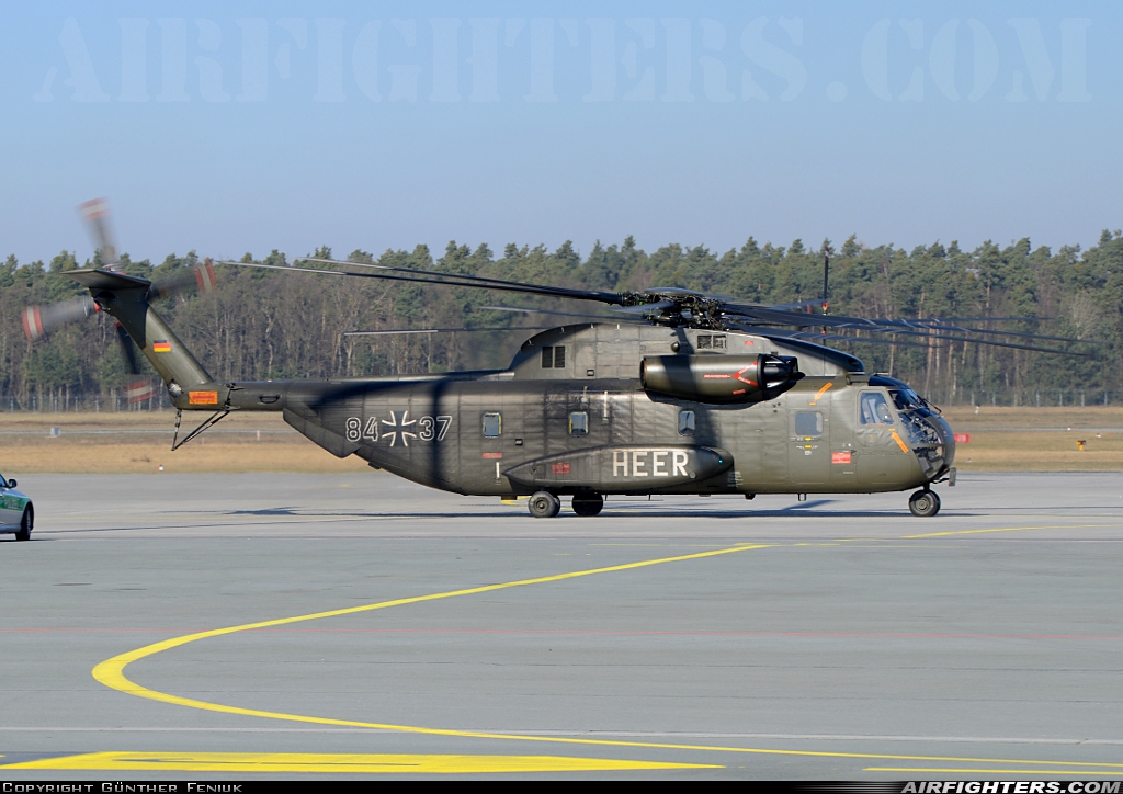 Germany - Army Sikorsky CH-53G (S-65) 84+37 at Nuremberg (NUE / EDDN), Germany