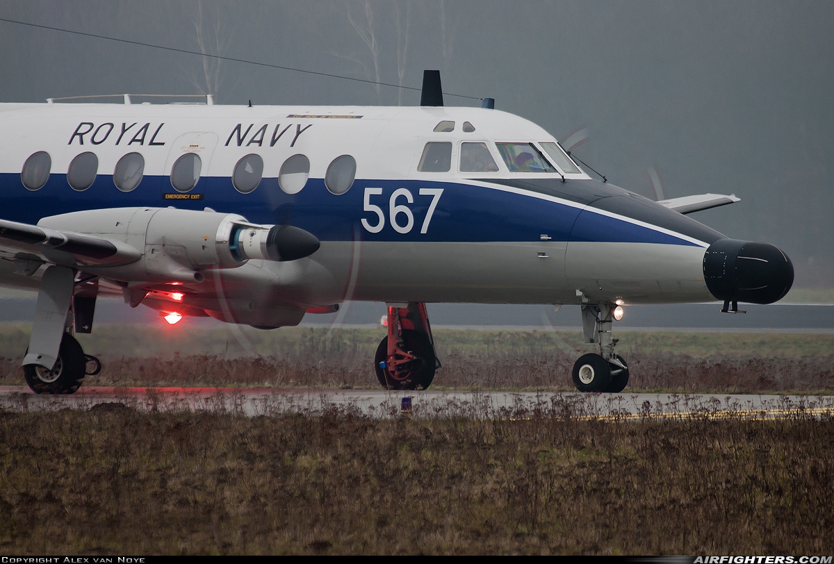 UK - Navy Scottish Aviation HP-137 Jetstream T2 XX486 at Eindhoven (- Welschap) (EIN / EHEH), Netherlands