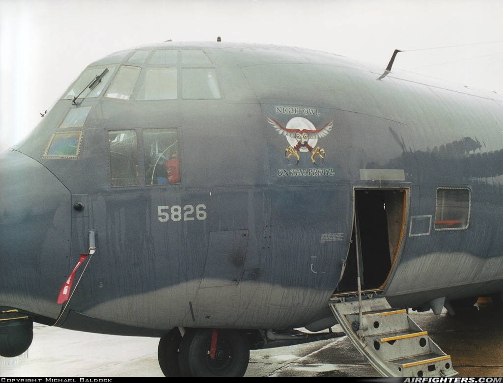 USA - Air Force Lockheed MC-130P Hercules (L-382) 69-5826 at Mildenhall (MHZ / GXH / EGUN), UK