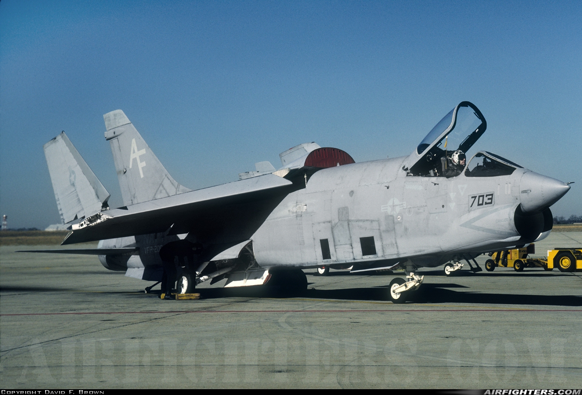 USA - Navy Vought RF-8G Crusader 145633 at Camp Springs - Andrews AFB (Washington NAF) (ADW / NSF / KADW), USA