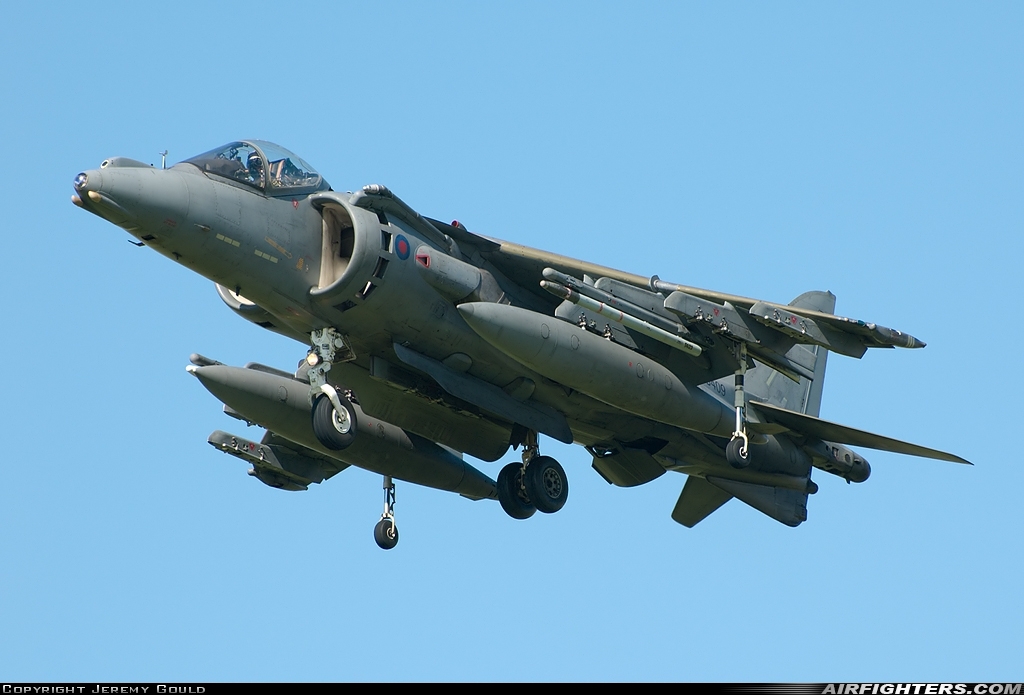 UK - Navy British Aerospace Harrier GR.9 ZD409 at Yeovilton (YEO / EGDY), UK