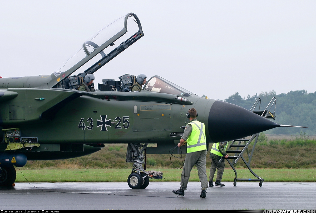 Germany - Air Force Panavia Tornado IDS 43+25 at Kleine Brogel (EBBL), Belgium