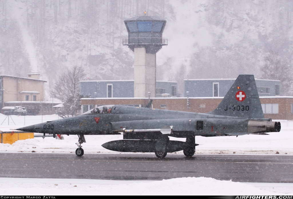 Switzerland - Air Force Northrop F-5E Tiger II J-3030 at Meiringen (LSMM), Switzerland