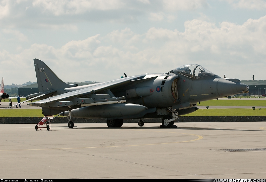UK - Navy British Aerospace Harrier GR.7A ZD348 at Yeovilton (YEO / EGDY), UK