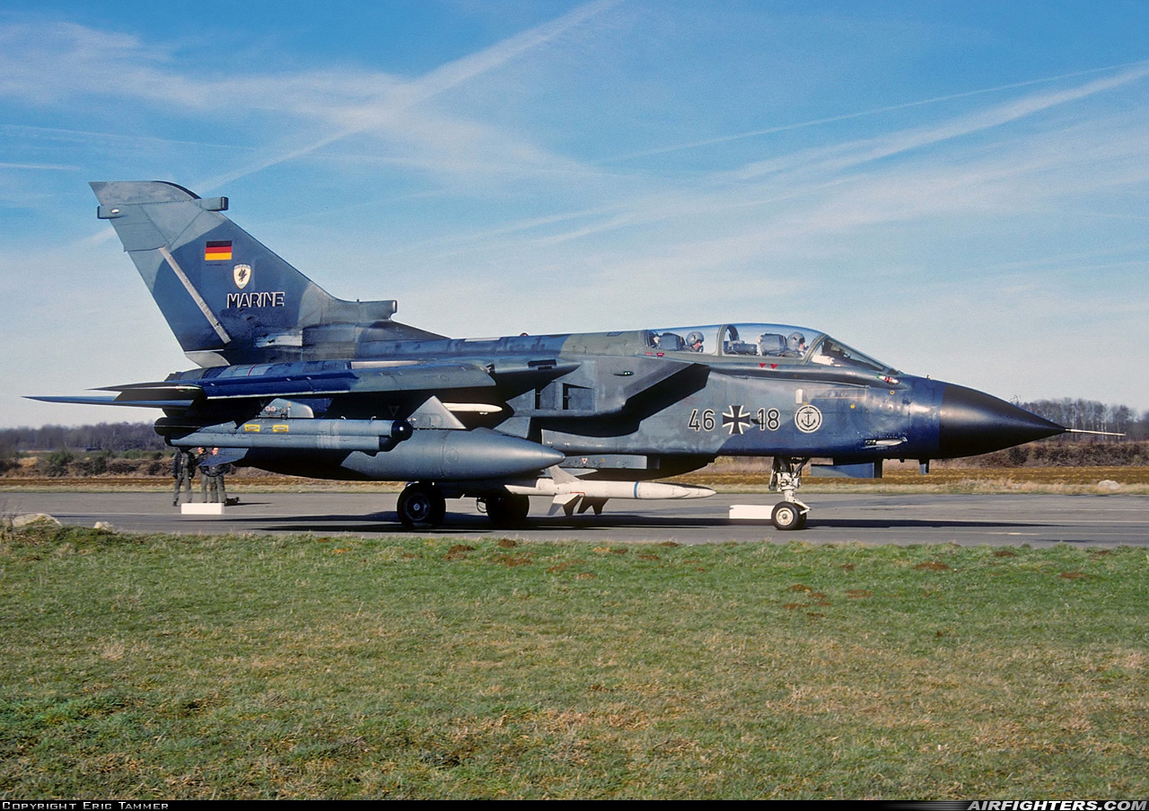 Germany - Navy Panavia Tornado IDS 46+18 at Florennes (EBFS), Belgium