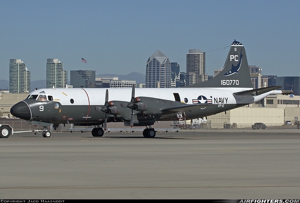 USA - Navy Lockheed P-3C Orion 160770 at San Diego - North Island NAS / Halsey Field (NZY / KNZY), USA