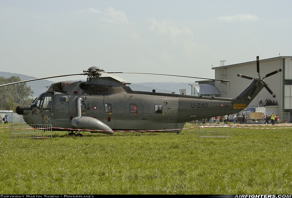 Denmark - Air Force Sikorsky S-61A-1 Sea King U-240 at Payerne (LSMP), Switzerland