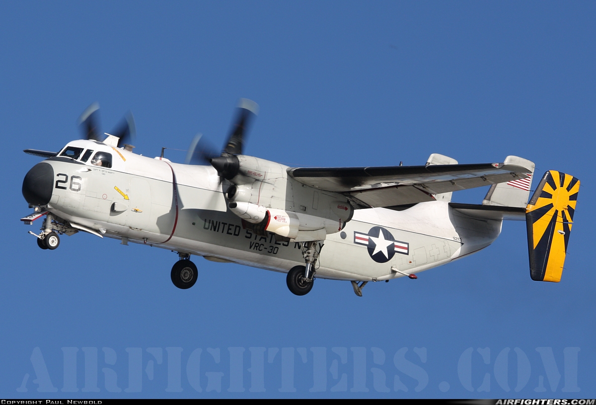 USA - Navy Grumman C-2A Greyhound 162163 at San Diego - North Island NAS / Halsey Field (NZY / KNZY), USA
