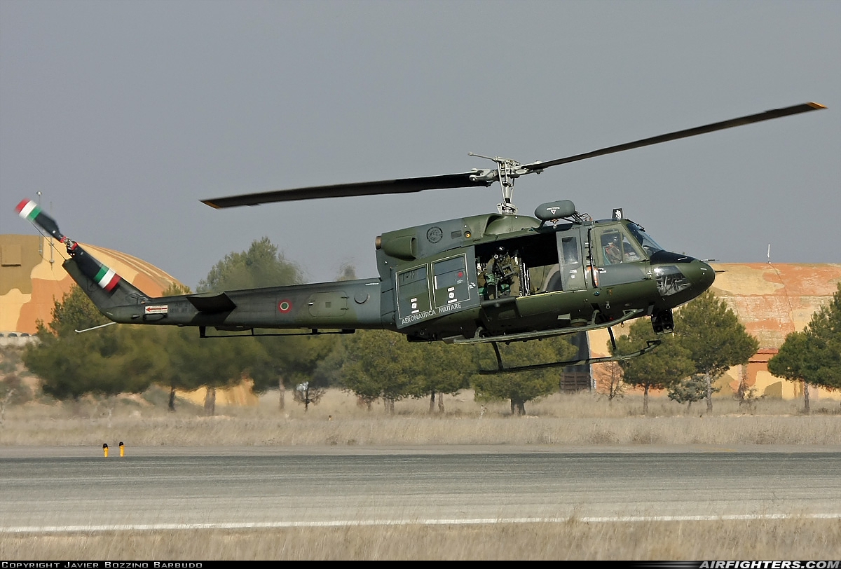 Italy - Air Force Agusta-Bell AB-212AM MM81375 at Albacete (- Los Llanos) (LEAB), Spain
