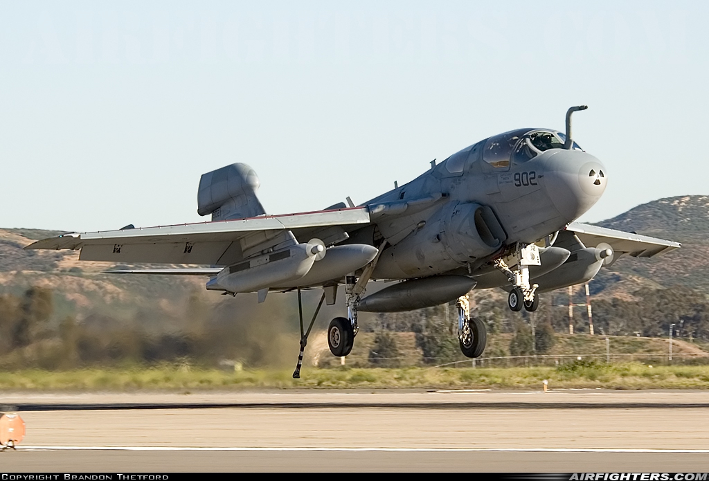 USA - Navy Grumman EA-6B Prowler (G-128) 158034 at San Diego - Miramar MCAS (NAS) / Mitscher Field (NKX / KNKX), USA