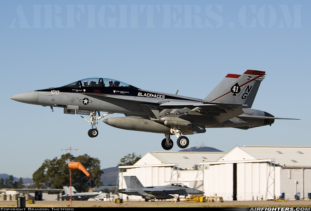 USA - Navy Boeing F/A-18F Super Hornet 166842 at San Diego - Miramar MCAS (NAS) / Mitscher Field (NKX / KNKX), USA