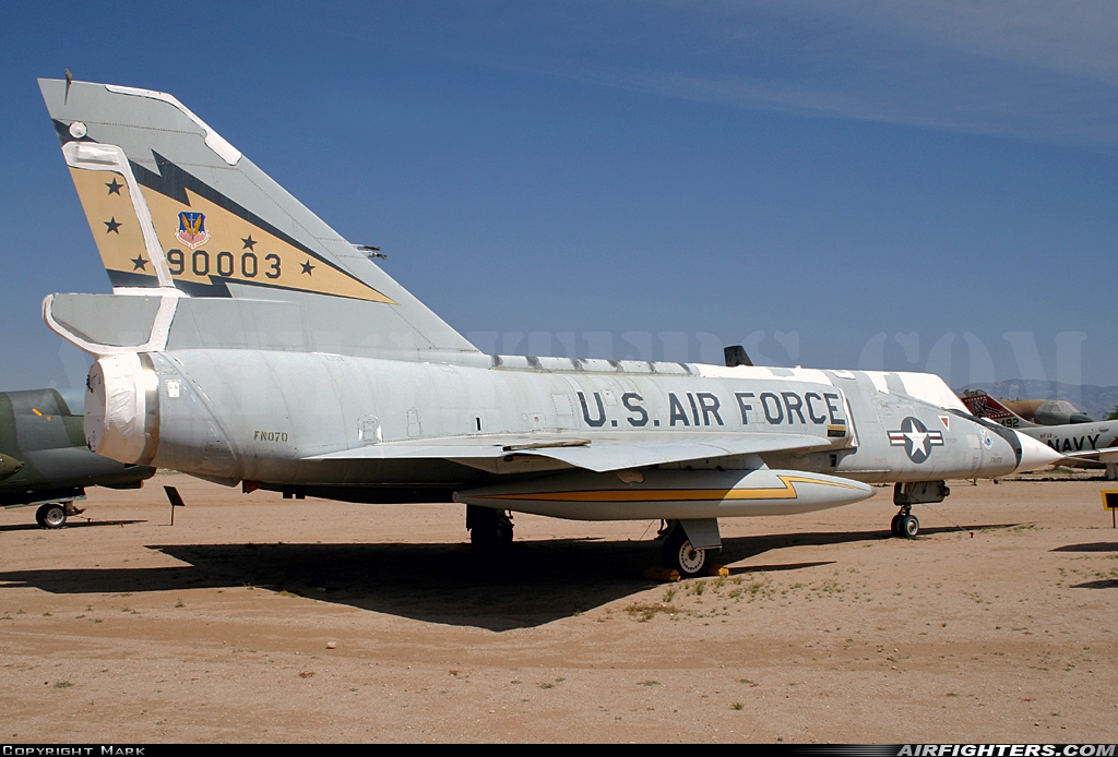 USA - Air Force Convair F-106A Delta Dart (8) 59-0003 at Tucson - Pima Air and Space Museum, USA