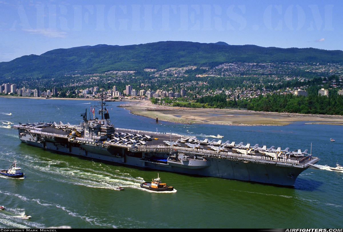 USA - Navy Grumman F-14A Tomcat  at Off-Airport - Vancouver Harbour, Canada