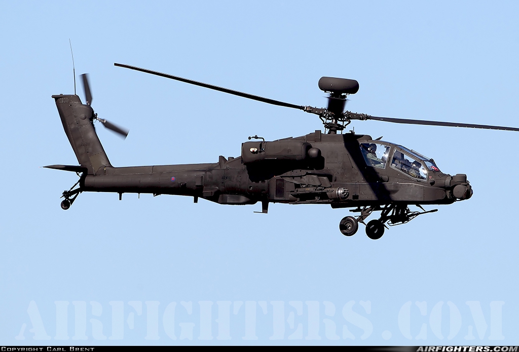 UK - Army Westland Apache AH1 (WAH-64D) ZJ215 at Reims - Champagne (RHE / LFSR), France