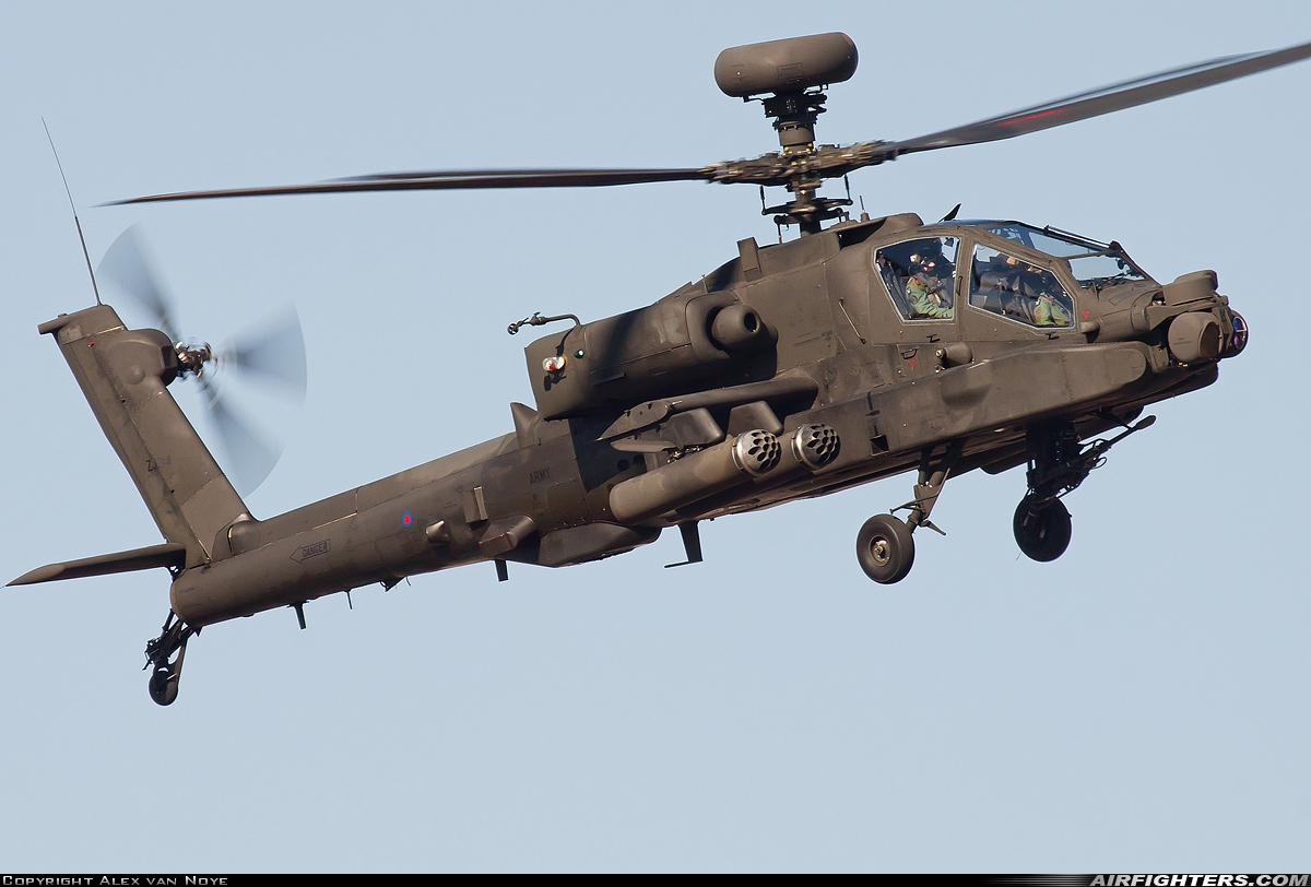 UK - Army Westland Apache AH1 (WAH-64D) ZJ214 at Reims - Champagne (RHE / LFSR), France