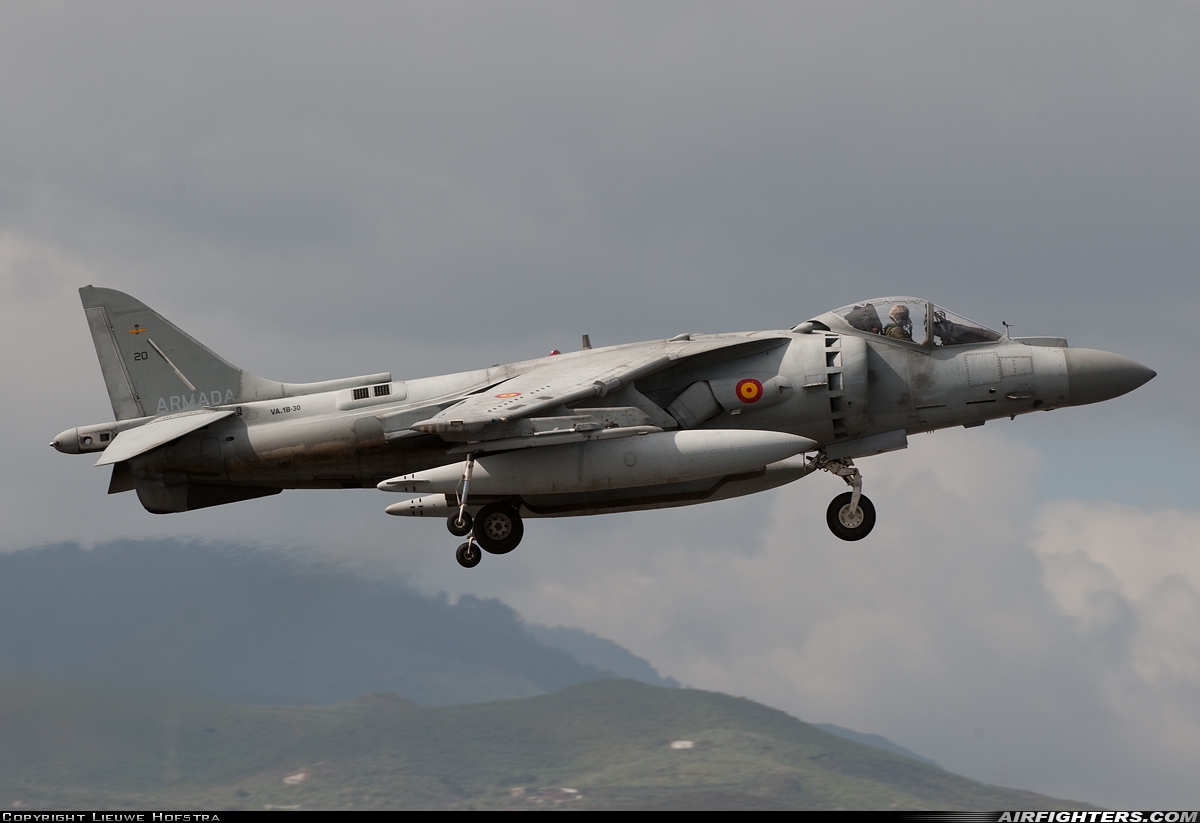 Spain - Navy McDonnell Douglas EAV-8B+ Harrier II VA.1B-30 at Gran Canaria (- Las Palmas / Gando) (LPA / GCLP), Spain