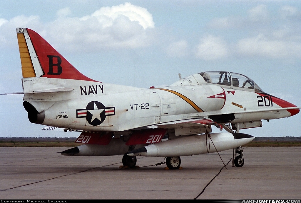 USA - Navy Douglas TA-4J Skyhawk 158519 at Kingsville - NAS (NQI / KNQI), USA