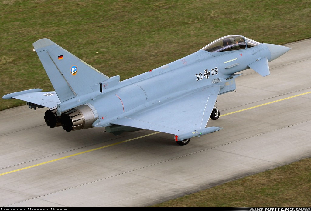 Germany - Air Force Eurofighter EF-2000 Typhoon S 30+09 at Rostock - Laage (RLG / ETNL), Germany