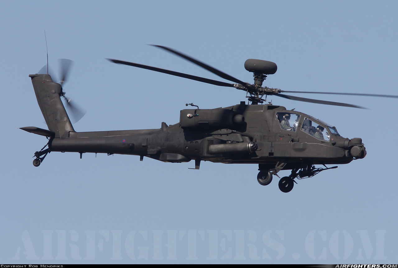 UK - Army Westland Apache AH1 (WAH-64D) ZJ219 at Reims - Champagne (RHE / LFSR), France