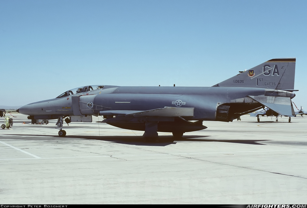 USA - Air Force McDonnell Douglas F-4E Phantom II 75-0635 at Victorville - Southern California Logistics (Int.) (George AFB) (VCV), USA