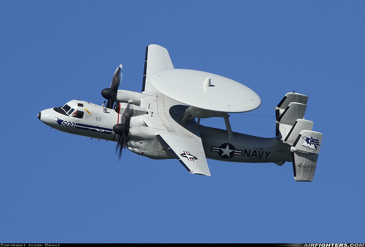 USA - Navy Grumman E-2C+ Hawkeye 164493 at San Diego - North Island NAS / Halsey Field (NZY / KNZY), USA