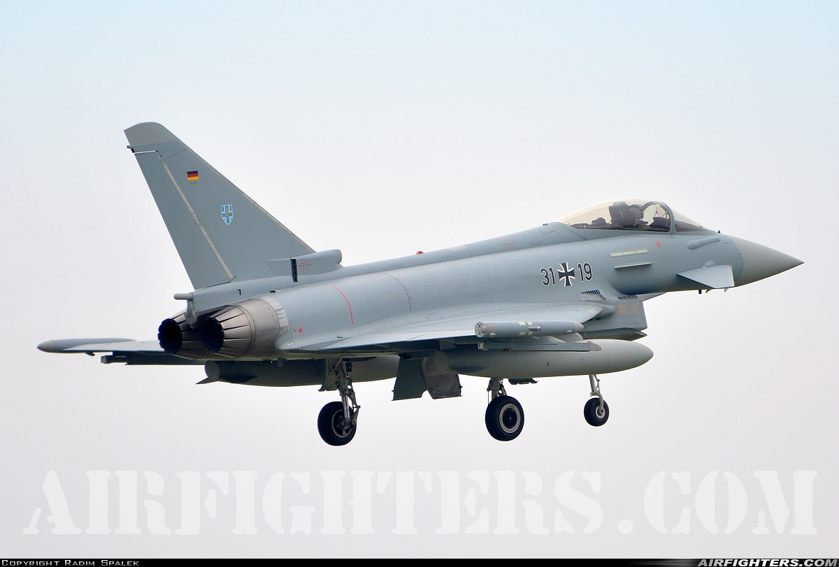 Germany - Air Force Eurofighter EF-2000 Typhoon S 31+19 at Kecskemet (LHKE), Hungary