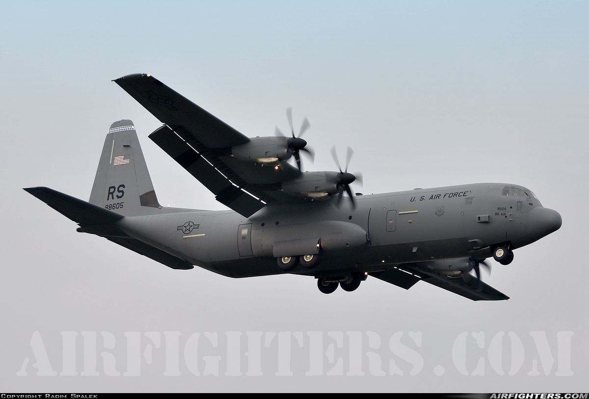 USA - Air Force Lockheed Martin C-130J-30 Hercules (L-382) 08-8605 at Kecskemet (LHKE), Hungary
