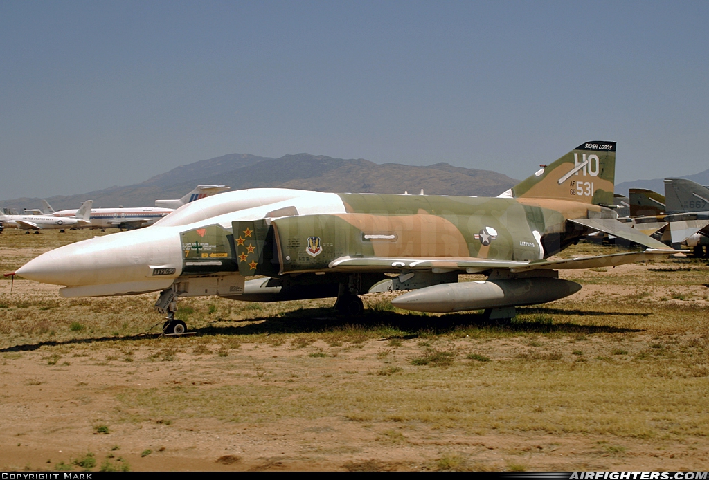 USA - Air Force McDonnell Douglas F-4E Phantom II 68-0531 at Tucson - Davis-Monthan AFB (DMA / KDMA), USA