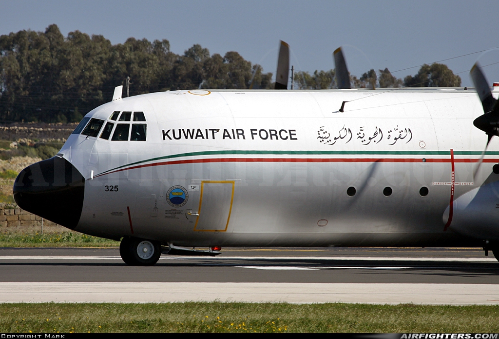 Kuwait - Air Force Lockheed L-100-30 Hercules (L-382G) KAF325 at Luqa - Malta International (MLA / LMML), Malta