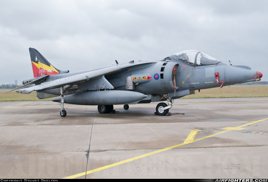 UK - Air Force British Aerospace Harrier GR.9 ZG858 at Cottesmore (Oakham) (OKH / EGXJ), UK