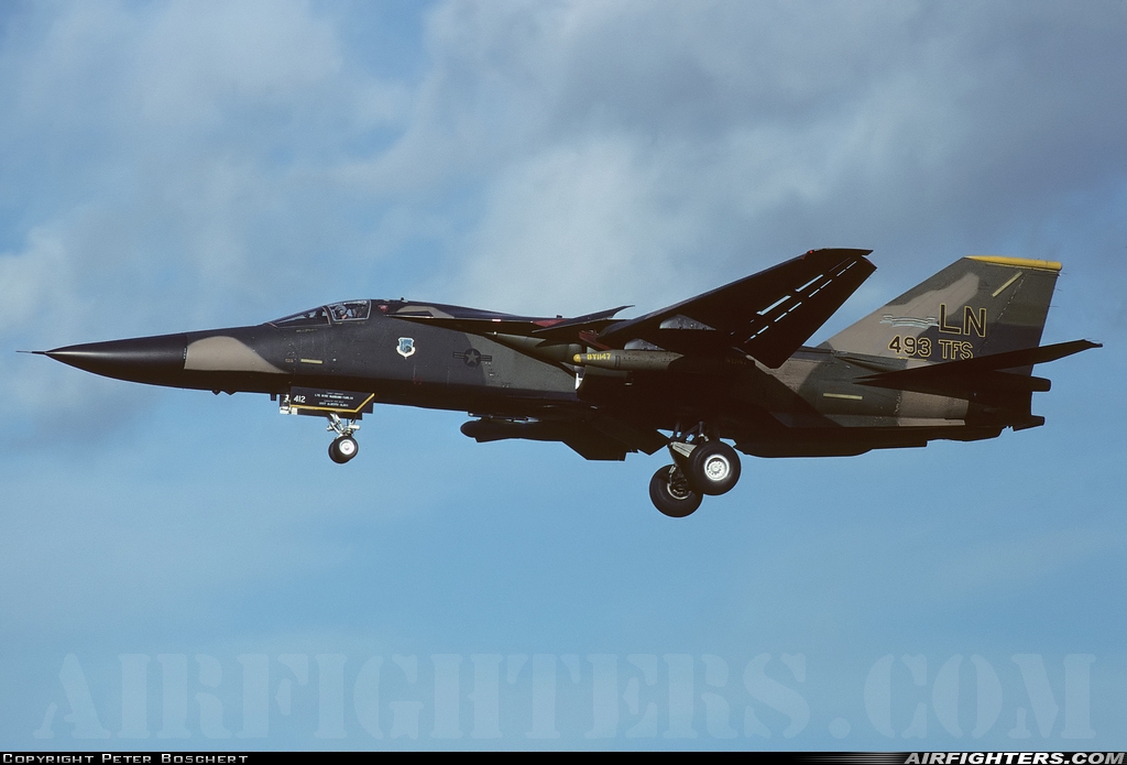 UK - Air Force General Dynamics F-111F Aardvark 70-2412 at Lakenheath (LKZ / EGUL), UK