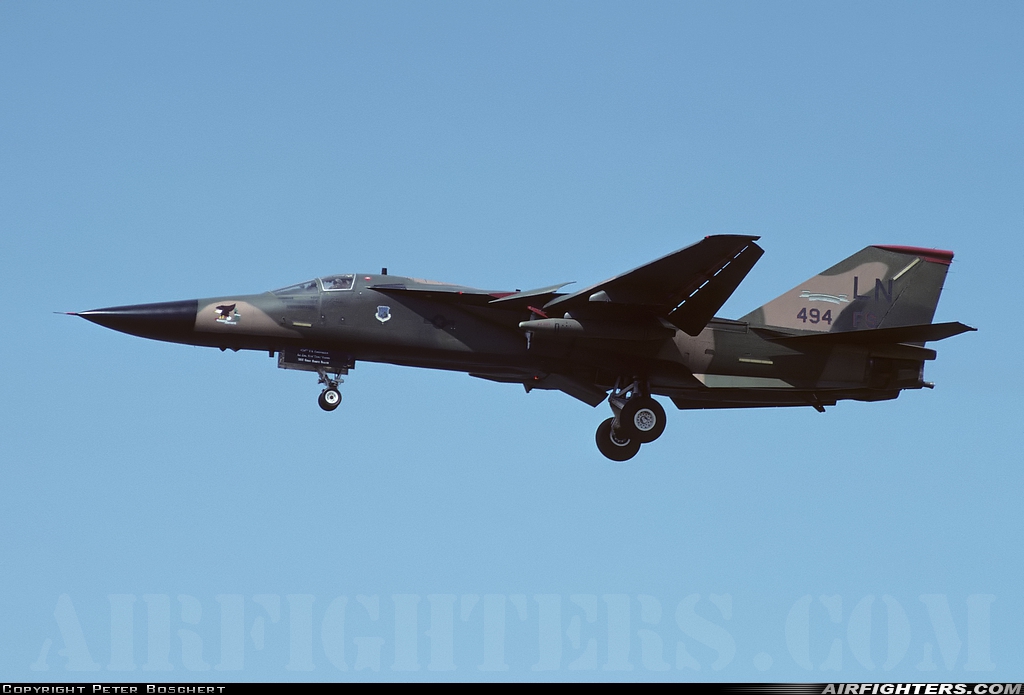 UK - Air Force General Dynamics F-111F Aardvark 74-0178 at Lakenheath (LKZ / EGUL), UK