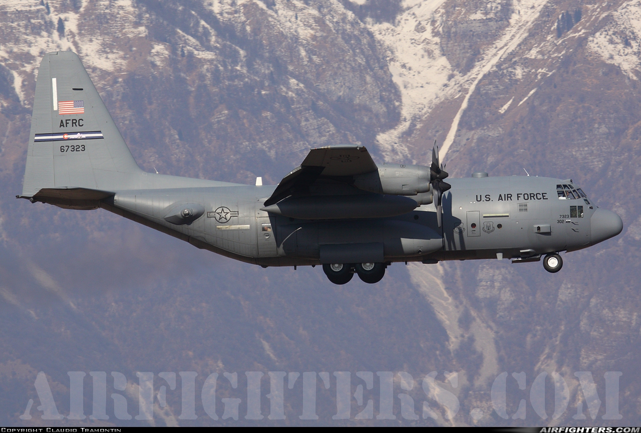 USA - Air Force Lockheed C-130H Hercules (L-382) 96-7323 at Aviano (- Pagliano e Gori) (AVB / LIPA), Italy