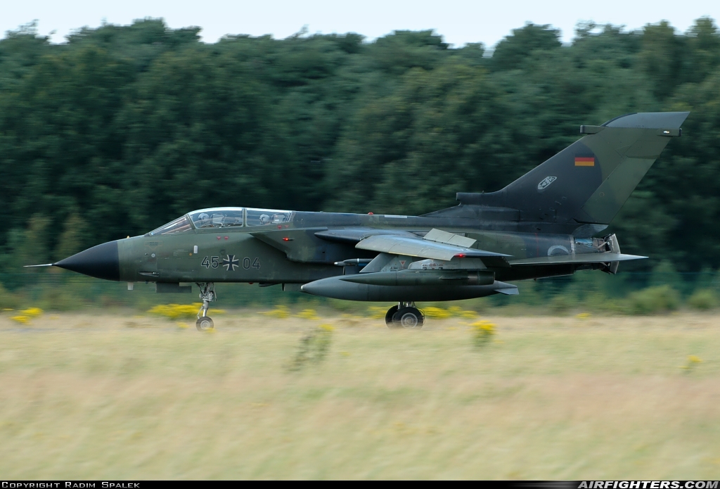 Germany - Air Force Panavia Tornado IDS 45+04 at Kleine Brogel (EBBL), Belgium